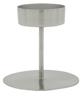 Kovový svícen Anit Silver 10 cm
