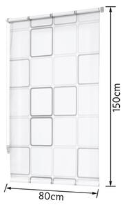 LIVARNO home Okenní roleta do koupelny (80 x 150 cm, čtverce) (100349914005)