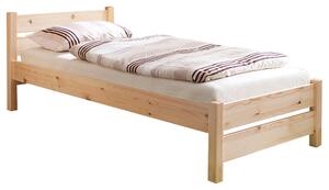 POSTEL, 90/200 cm barvy borovice MID.YOU - Jednolůžkové postele, Online Only