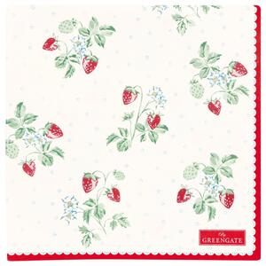 Papírové ubrousky Berry White – 20 ks