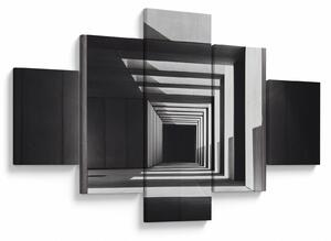 Obraz - Čtvercový tunel (125x70 cm)