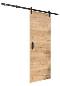 Posuvné dveře s kováním LEONTINA 1 - 90 cm, dub craft
