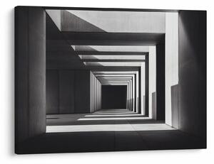 Obraz - Čtvercový tunel (70x50 cm)