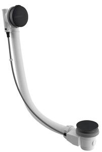 Polysan Vanová souprava s bovdenem, délka 775mm, zátka 72mm, černá mat 71681B