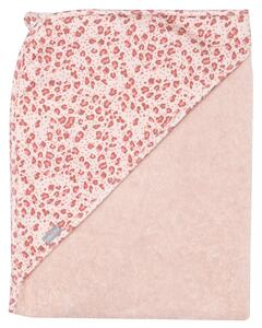 Bebe-Jou Ručník s kapucí froté Bébé-Jou Leopard Pink