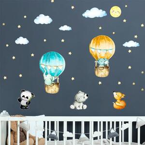 Dětské samolepky na zeď Ambiance Balloons and Stars