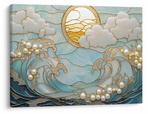 Obraz - 3D perly v oceánu (70x50 cm)