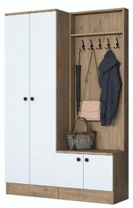Předsíňová sestava Pone White and Walnut II