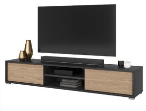 LANNY TV stolek 40, antracit / dub