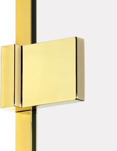 New Trendy Avexa Gold Shine sprchový kout 100x90 cm obdélníkový zlatá lesk/průhledné sklo EXK-1701