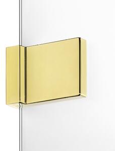 New Trendy Avexa Gold Shine sprchový kout 80x80 cm čtvercový zlatá lesk/průhledné sklo EXK-1647