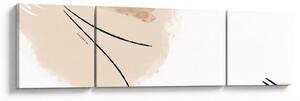 Obraz - Bílá abstrakce (170x50 cm)