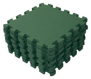Baby Dan hrací podložka puzzle Dark Green 90x90 cm