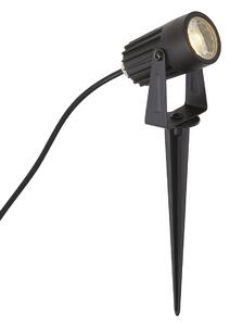 Moderní 12V bodové svítidlo černé vč. LED IP67 - Voltaire Pico