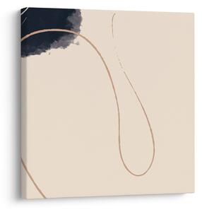 Obraz - Béžová abstrakce (30x30 cm)