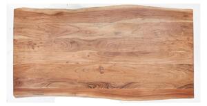 JÍDELNÍ STŮL, tvrdé dřevo, akácie, barvy akácie, barvy nerez oceli, 200/100/76 cm Landscape