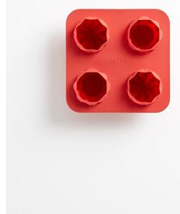 Červená silikonová forma na pečení Lékué Fortune Origami