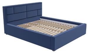 Manželská postel s roštem 180x200 IVENDORF 2 - modrá