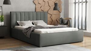 Manželská postel s roštem 140x200 TARNEWITZ 2 - šedá 1