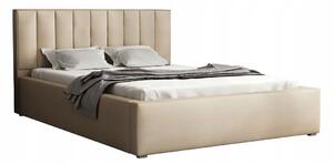 Jednolůžková postel s roštem 120x200 TARNEWITZ 2 - krémová