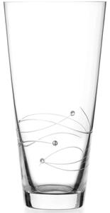 Diamante křišťálová váza Spiral se Swarovski krystaly 25 cm