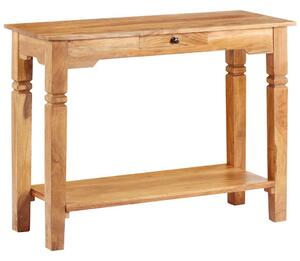 Konzolový stolek 100 x 40 x 76 cm masivní akáciové dřevo 338033