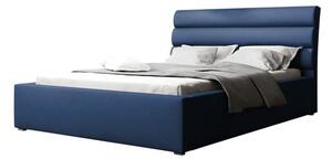 Jednolůžková čalouněná postel s roštem 120x200 BORZOW - šedá 2