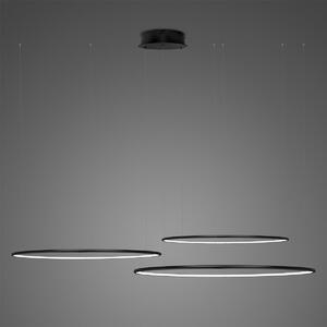 Altavola Design Ledowe Okręgi závěsné svítidlo 3x68 W černá LA075/CO3_80_in_4k_black