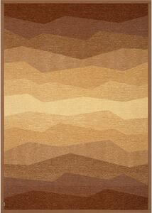 Hnědý oboustranný koberec Narma Merise, 140 x 200 cm