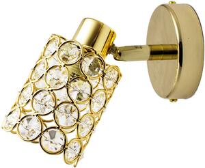 Candellux York nástěnné svítidlo 1x40 W mosaz 91-70098