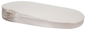 Bebe-Jou Vyhřívaná prošívaná přebalovací podložka Quilted Waves vlnky, krémová bílá