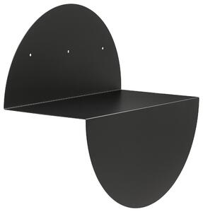 NÁSTĚNNÁ POLICE, černá, 40/20/40 cm MID.YOU - Nástěnné police, Online Only