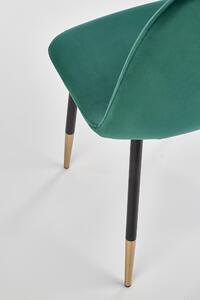 Jídelní židle K379 tmavě zelená
