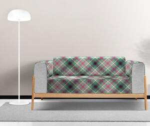 Ervi gobelínový přehoz na sedačku/postel - Tradiční zelený tartan