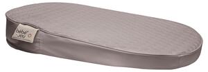 Bebe-Jou Vyhřívaná prošívaná přebalovací podložka Quilted Waves vlnky, Chalk Brown