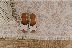 Starorůžový pléd s podílem bavlny Euromant Summer Coral, 140 x 180 cm