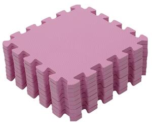 Rialto Baby Hrací podložka puzzle Pink 90x90 cm