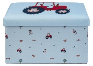 Livarno® Lavice s úložným prostorem, 50 x 30 x 30 cm (modrá) (100399296001)