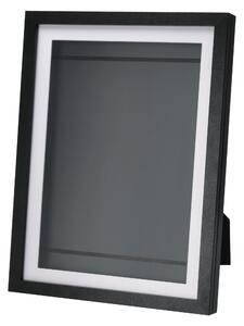 Livarno® Fotorámeček s úložnou přihrádkou, 22 x 30,5 cm (černá) (100399340002)