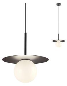 Redo 01-2728 - Lustr na lanku PLATO 1xG9/10W/230V pr. 20 cm černá