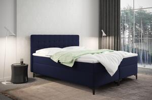 Americká postel s úložným prostorem DAJANA - 160x200, modrá