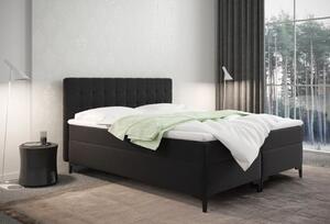 Americká postel s úložným prostorem DAJANA - 120x200, černá