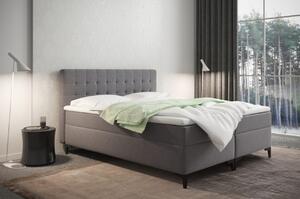 Americká postel s úložným prostorem DAJANA - 120x200, šedá