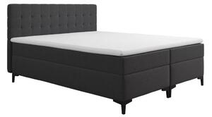 Americká postel s úložným prostorem DAJANA - 140x200, tmavě šedá