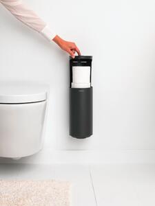 Brabantia MindSet koš na toaletní papír/zásobník toaletního papíru grafitová 303166