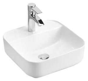 COMAD UM-6288 MAGIC 40 DP - Umyvadlo na desku MAGIC 40x40 cm lesklá bílá