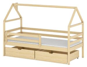 Dětská postel se šuplíky ALIA - 80x160, borovice