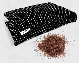 GADEO nahřívací pohankový bederní polštářek LITTLE DOTS BLACK