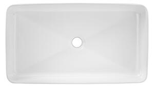 COMAD UM-6275 SLIM 60 WHITE DP - Umyvadlo na desku SLIM 61x34 cm lesklá bílá