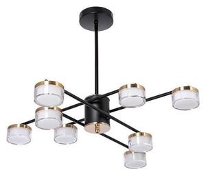 LED Lustr na tyči 8xLED/6W/230V 3000-6500K pr. 68 cm zlatá/černá